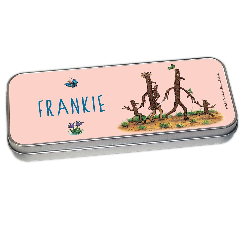 Stick Man - Personalised Pencil Tins