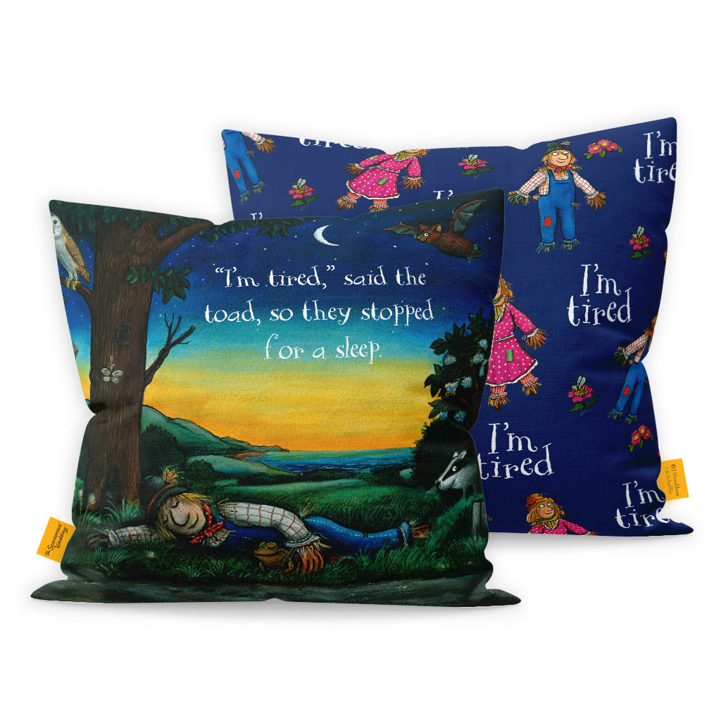 I'm Tired Said the Toad Cushion