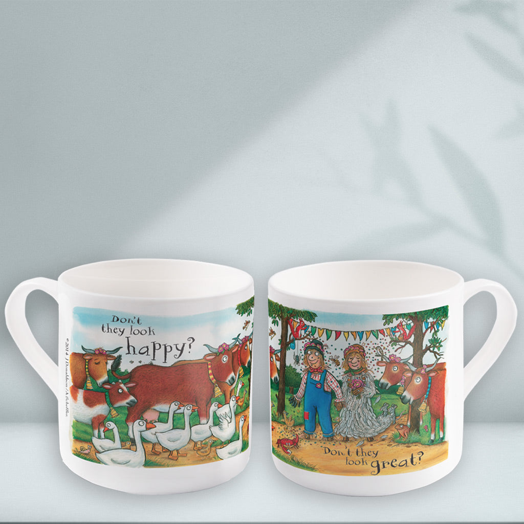 Don't They Look Happy Bone China Mug