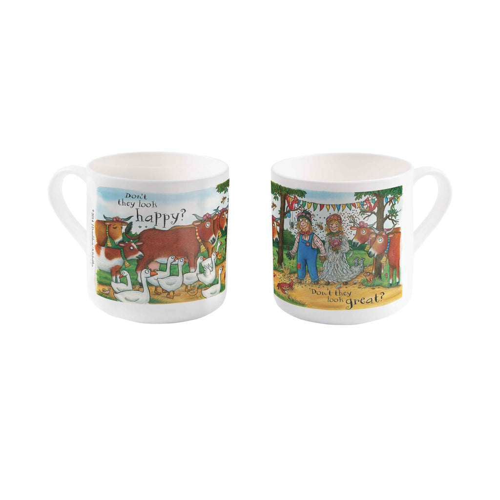 Don't They Look Happy Bone China Mug