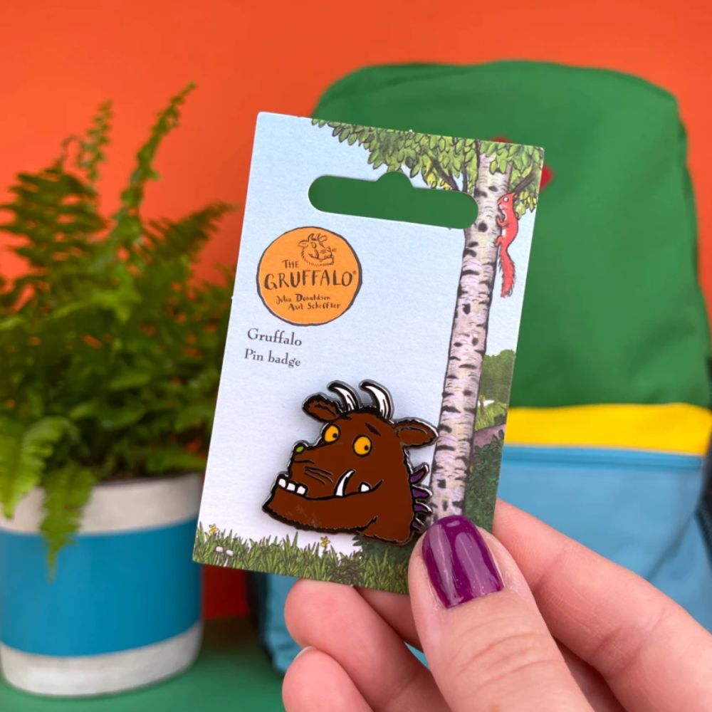 Gruffalo Head Pin Badge