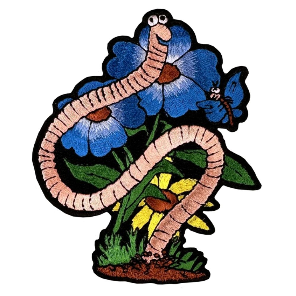 Superworm Sew On Patch