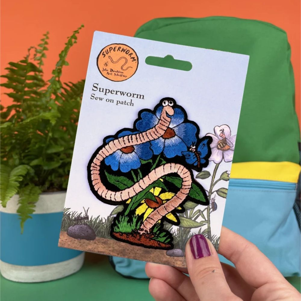 Superworm Sew On Patch