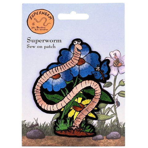 Superworm Sew On Patch