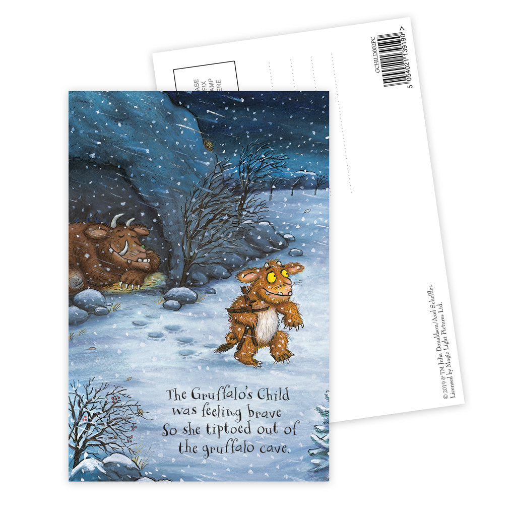 The Gruffalo's Child 'Feeling Brave' Postcard Pack of 8