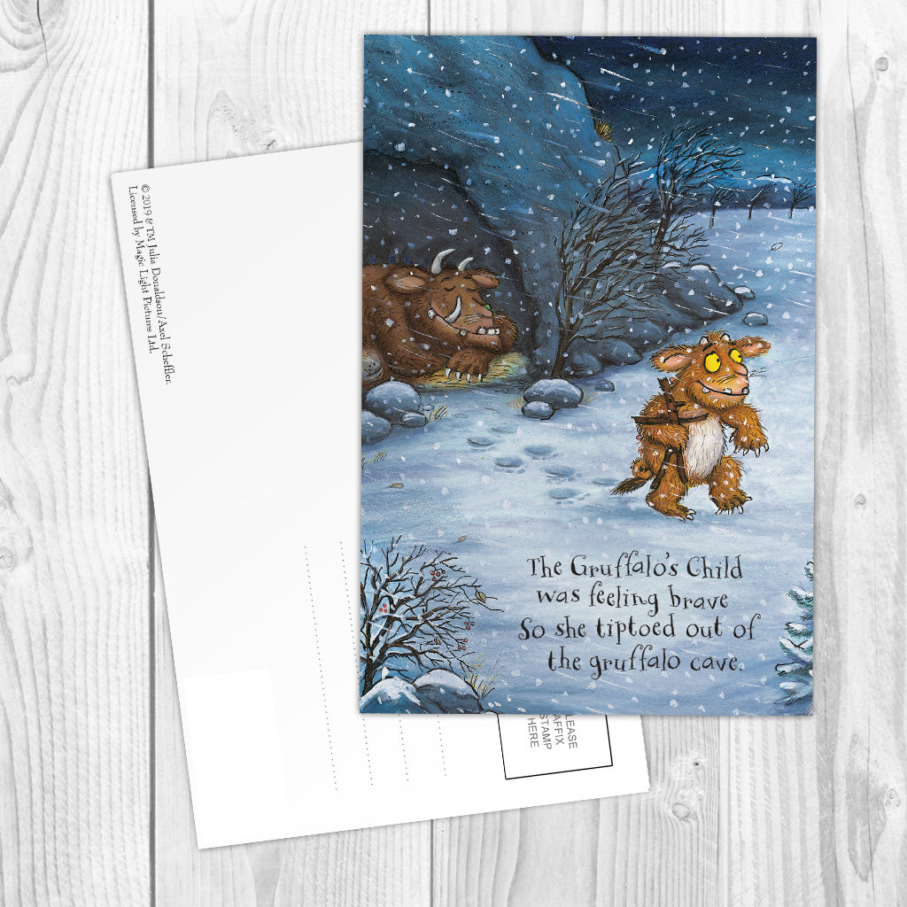 The Gruffalo's Child 'Feeling Brave' Postcard Pack of 8
