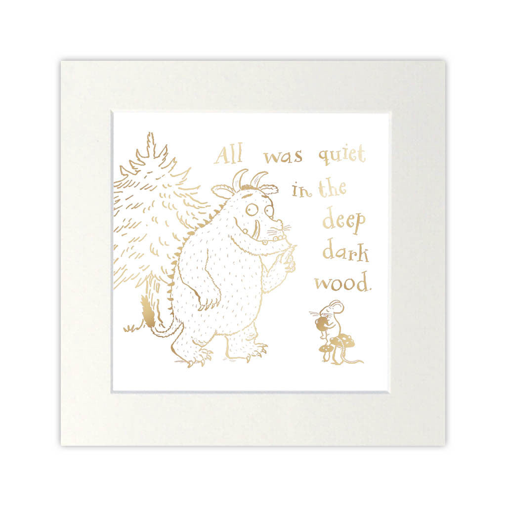 Gruffalo Foil Art Print