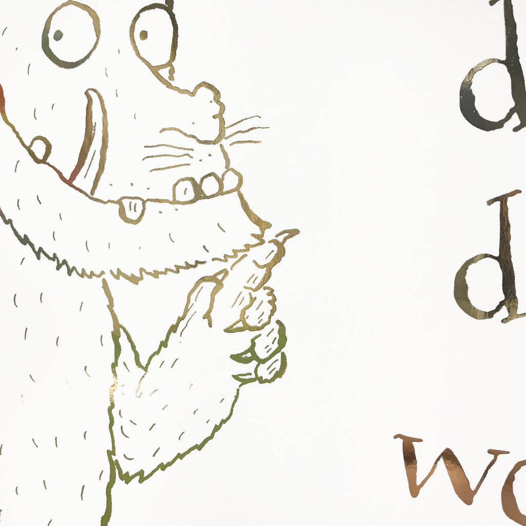 Gruffalo Foil Art Print