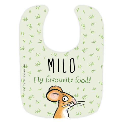 Gruffalo "Favourite Food!" Personalised Baby Bib