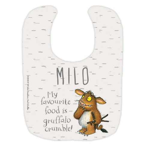 Gruffalo Crumble Personalised Baby Bib