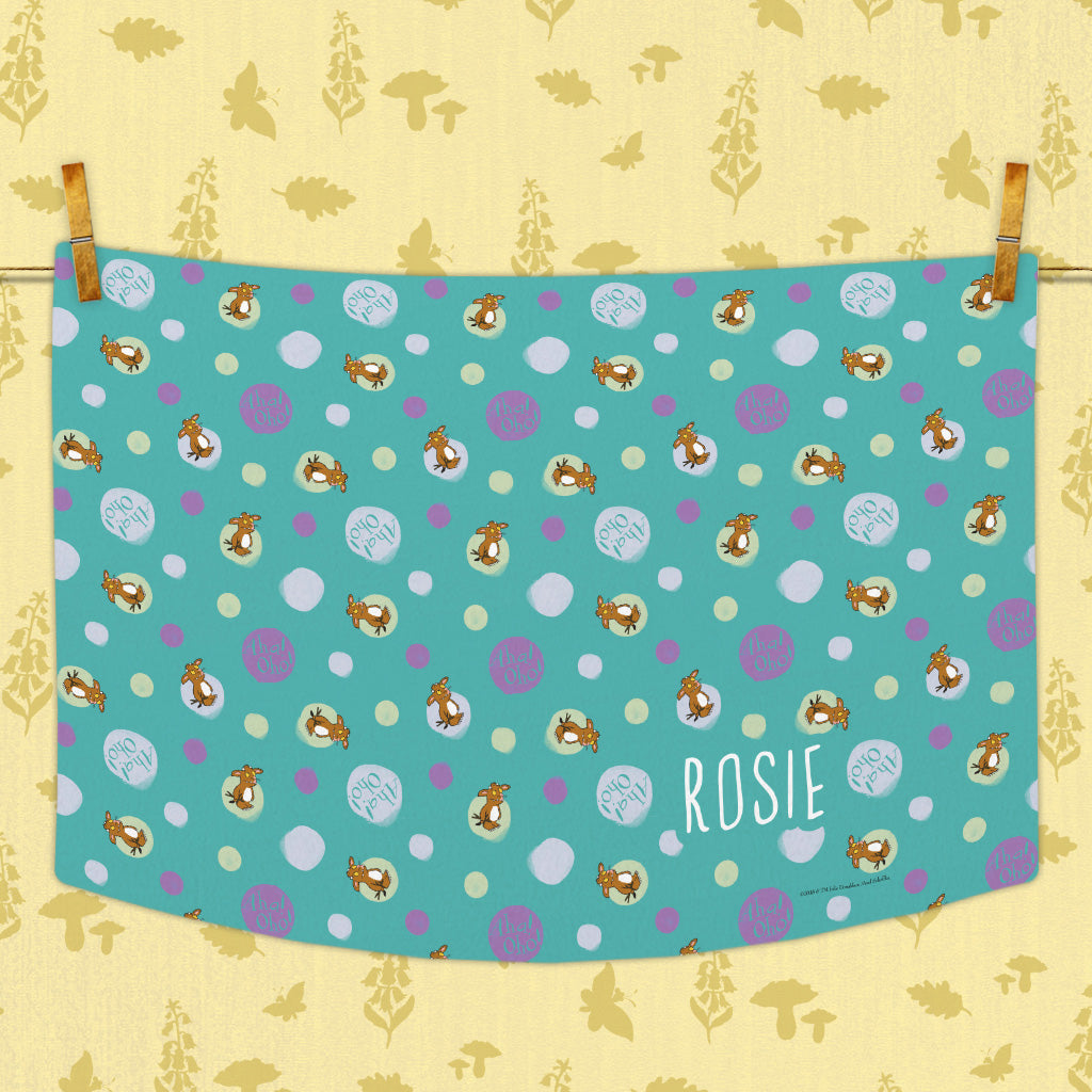 Gruffalo's Child Pattern Personalised Baby Blanket