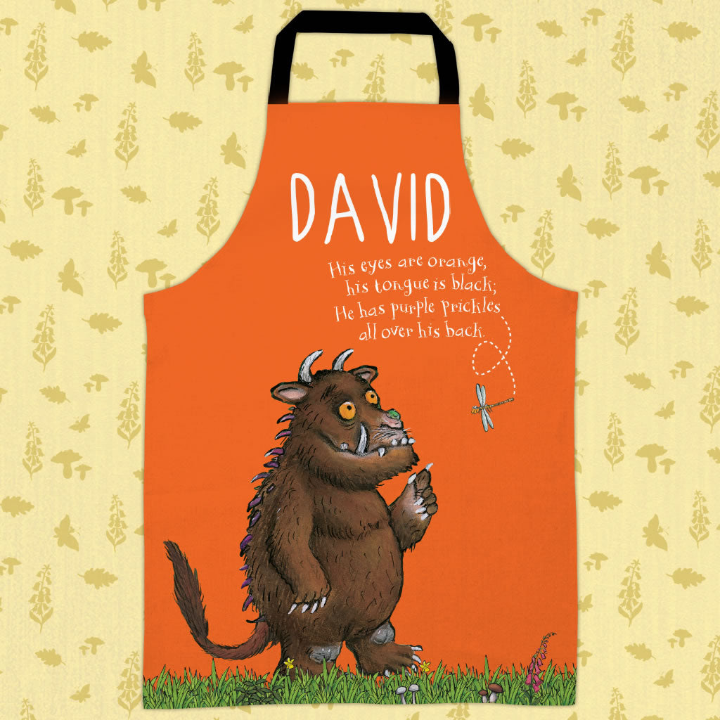 Orange Gruffalo  Personalised Apron (Lifestyle)