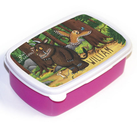 Gruffalo and Owl Personalised Lunch Box