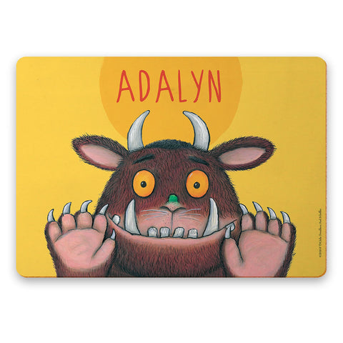 Yellow Gruffalo Personalised Placemat