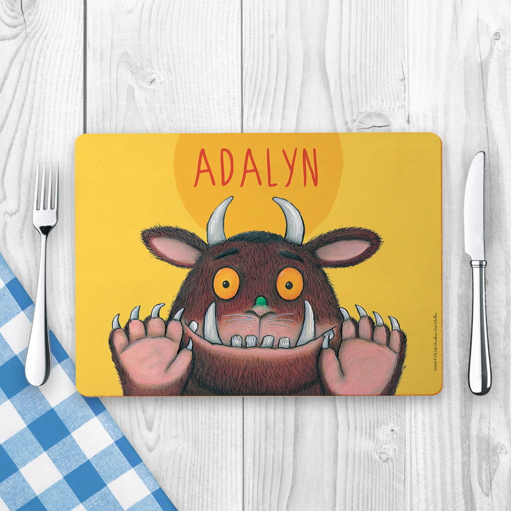 Yellow Gruffalo Personalised Placemat (Lifestyle)
