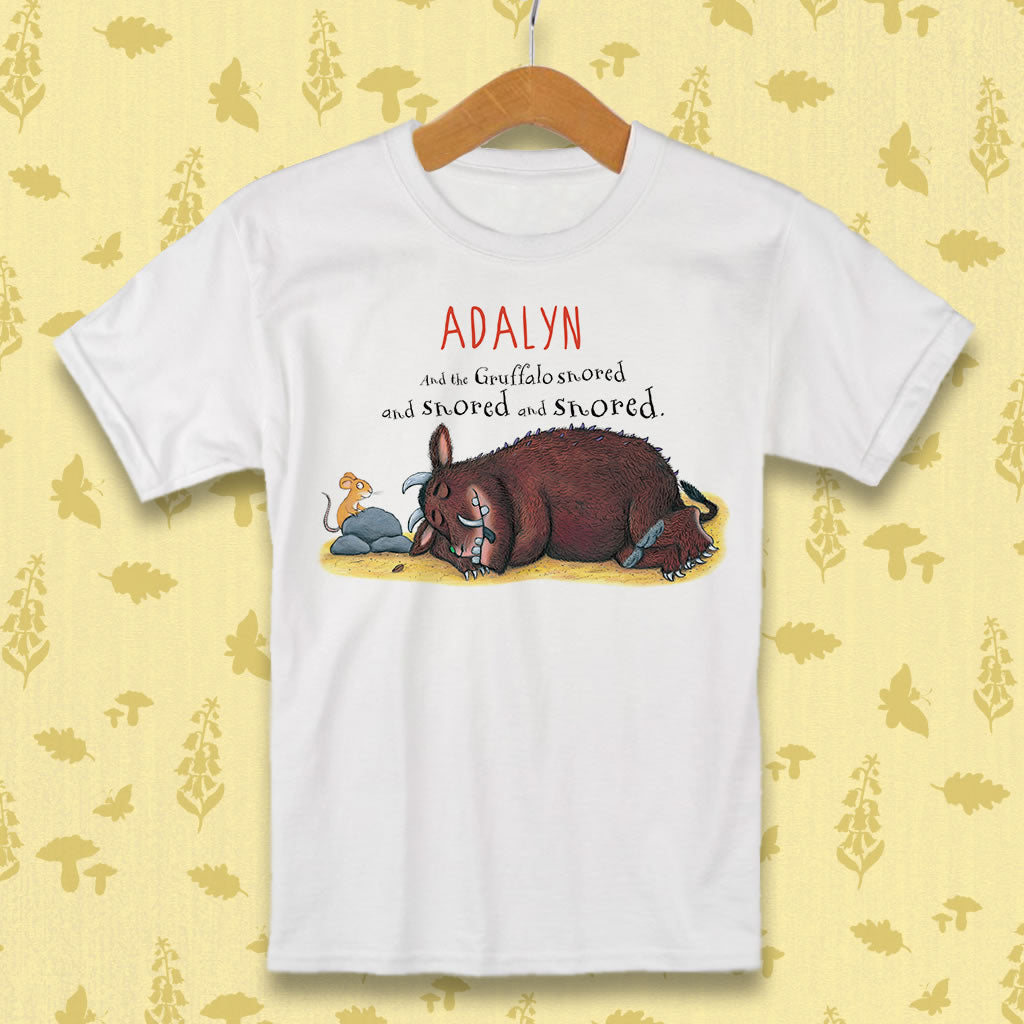 Gruffalo Sleeping Personalised T-shirt