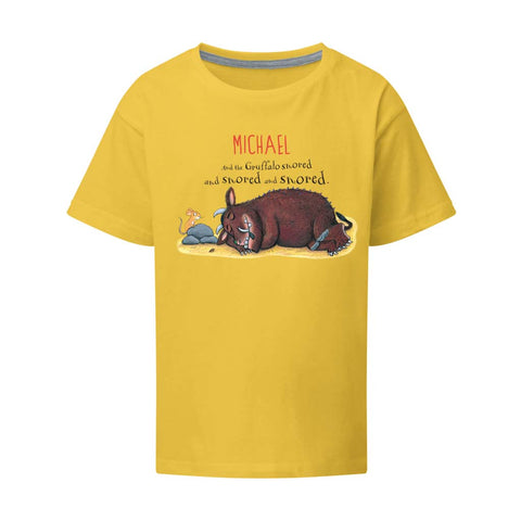 Gruffalo Sleeping Personalised T-shirt