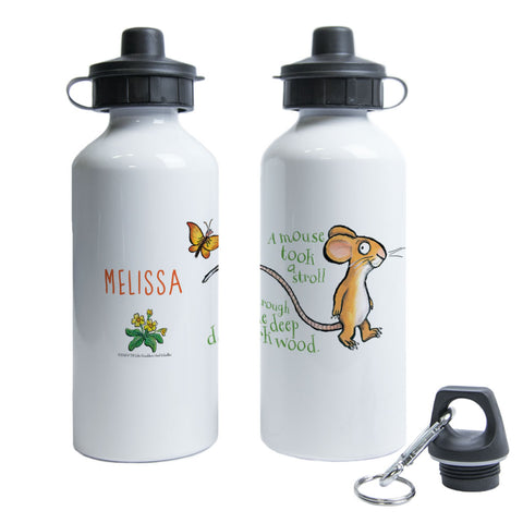 Gruffalo and Mouse Personalised Water Bottle