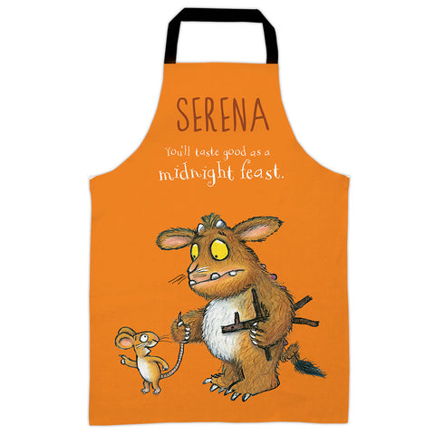 Orange Gruffalo's Child Personalised Apron