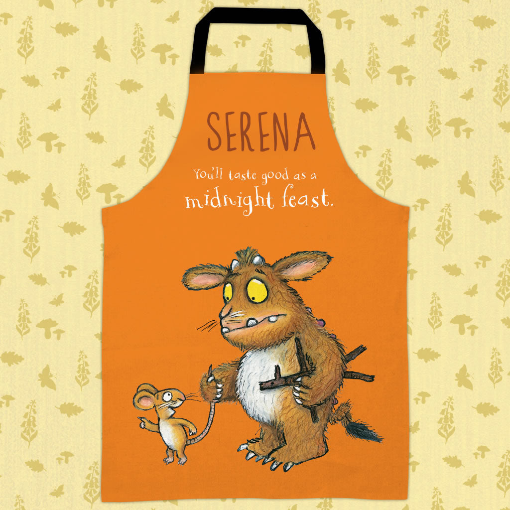 Orange Gruffalo's Child Personalised Apron (Lifestyle)