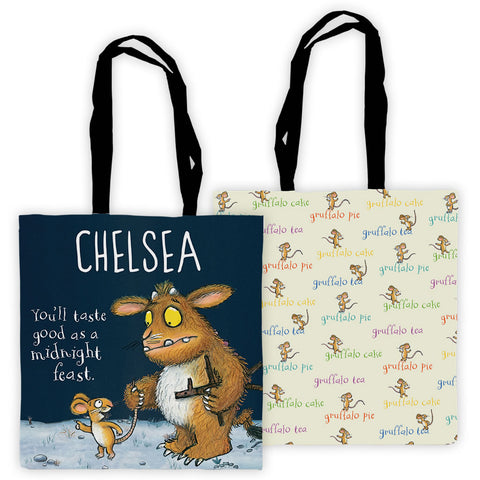 Gruffalo's Child Personalised Edge to Edge Tote Bag