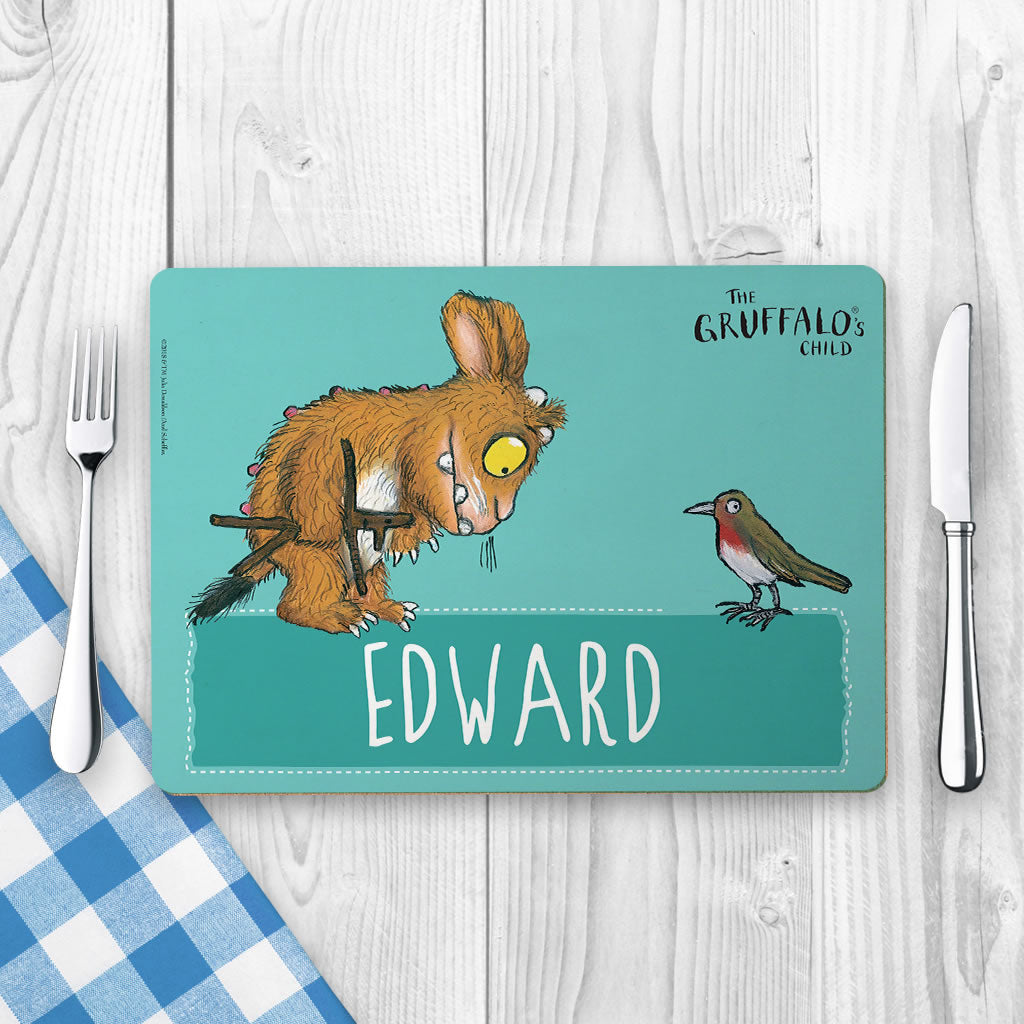 Blue Gruffalo's Child Personalised Placemat (Lifestyle)