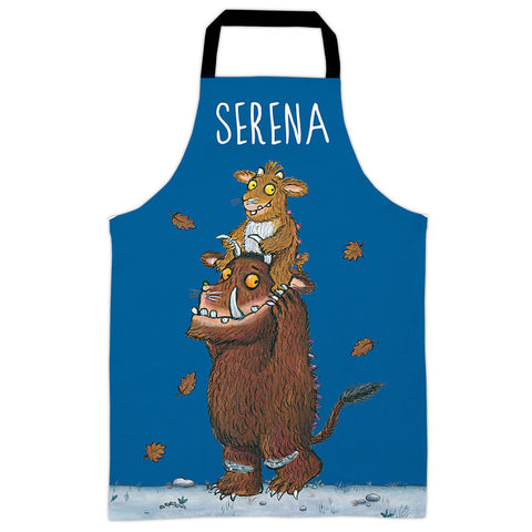 Blue Gruffalo's Child Personalised Apron