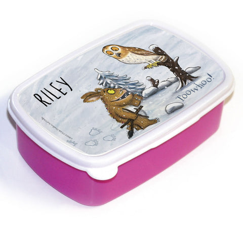 Gruffalo's Child and Owl Personalised Lunch Box