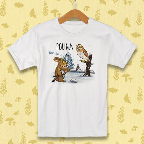 Gruffalo's Child and Owl Personalised T-shirt