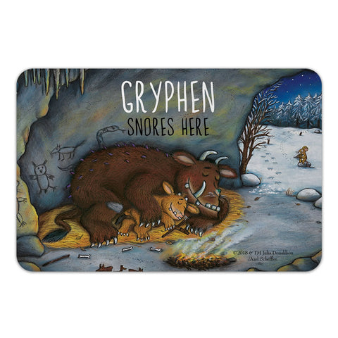 Personalised Gruffalo Family Sleeping Personalised Door Plaque