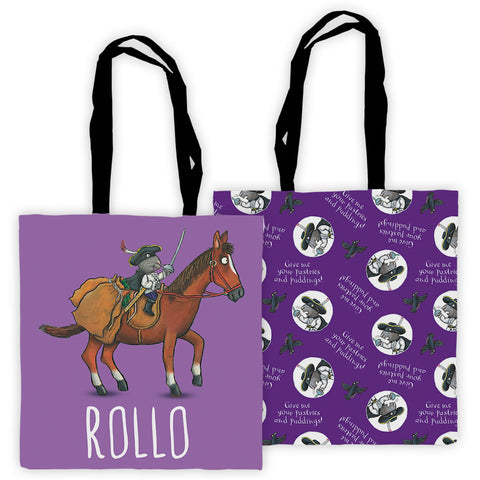 Purple Highway Rat Personalised Edge to Edge Tote Bag