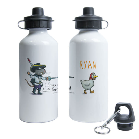 "Duck for tea" Highway Rat Personalised Water Bottle