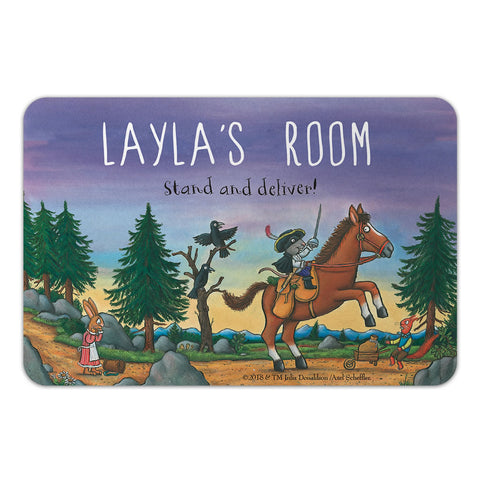 Personalised Purple Highway Rat Personalised Door Plaque