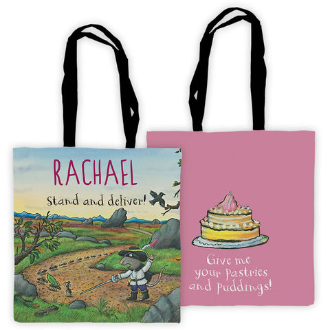 Pink Highway Rat Personalised Edge to Edge Tote Bag