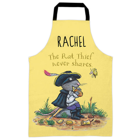 Yellow Highway Rat Personalised Apron