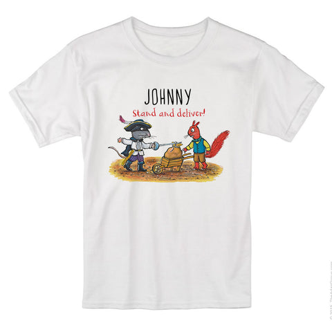 "Stand and deliver!" Highway Rat Personalised T-shirt