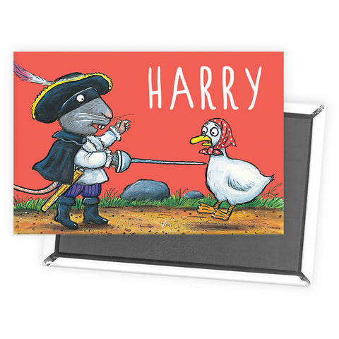 Red Highway Rat Personalised Magnet