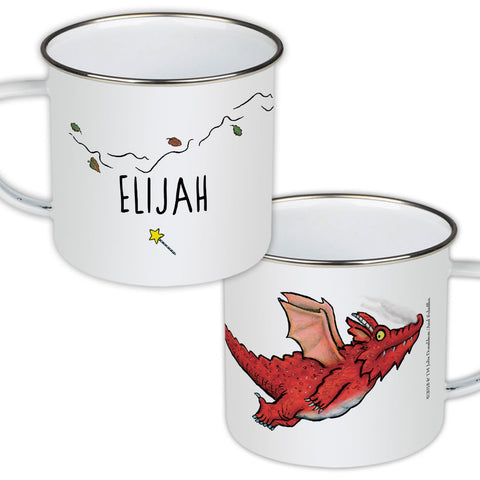 Dragon Room on the Broom Personalised Enamel Mug