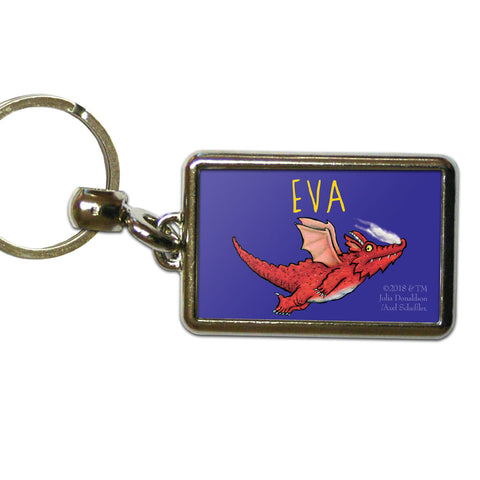 Dragon Room on the Broom Personalised Metal Keyring