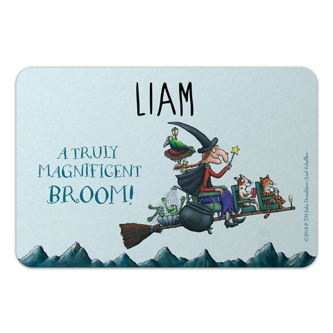 Personalised Magnificent Broom Personalised Door Plaque