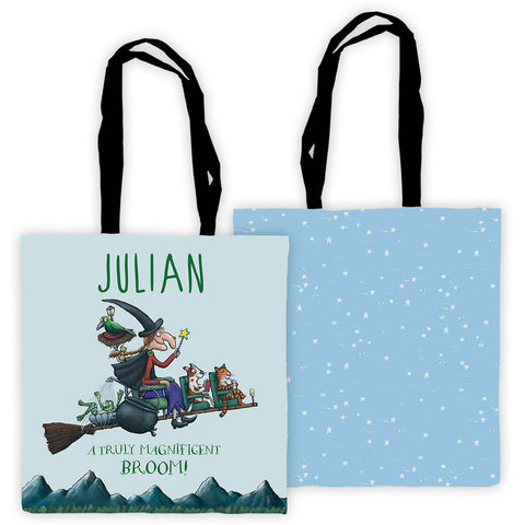 Magnificent Broom Personalised Edge to Edge Tote Bag