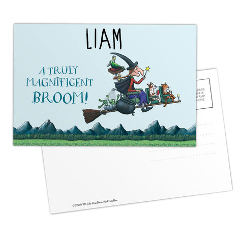 Magnificent Broom Personalised Postcard