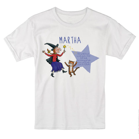 Witch and Cat Room on the Broom Personalised T-shirt