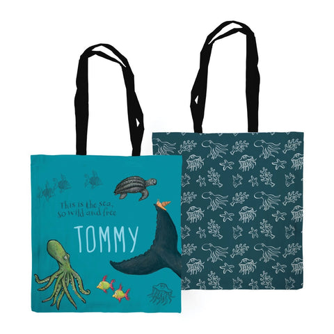 The Snail and the Whale - Personalised Edge to Edge Totes