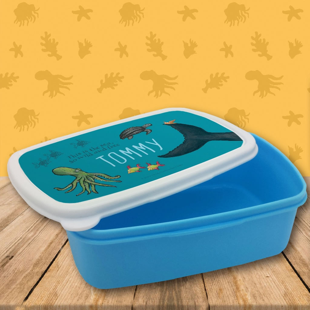 This is the sea so wild and free Personalised Lunch Box 2