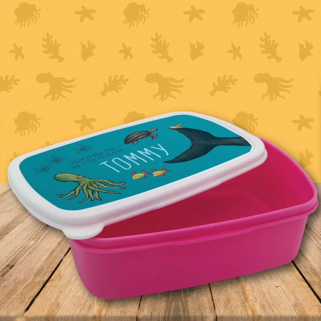 This is the sea so wild and free Personalised Lunch Box