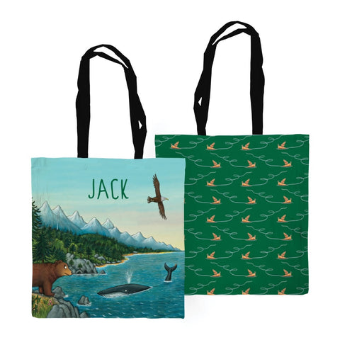 Mountains Personalised Edge to Edge Tote Bag