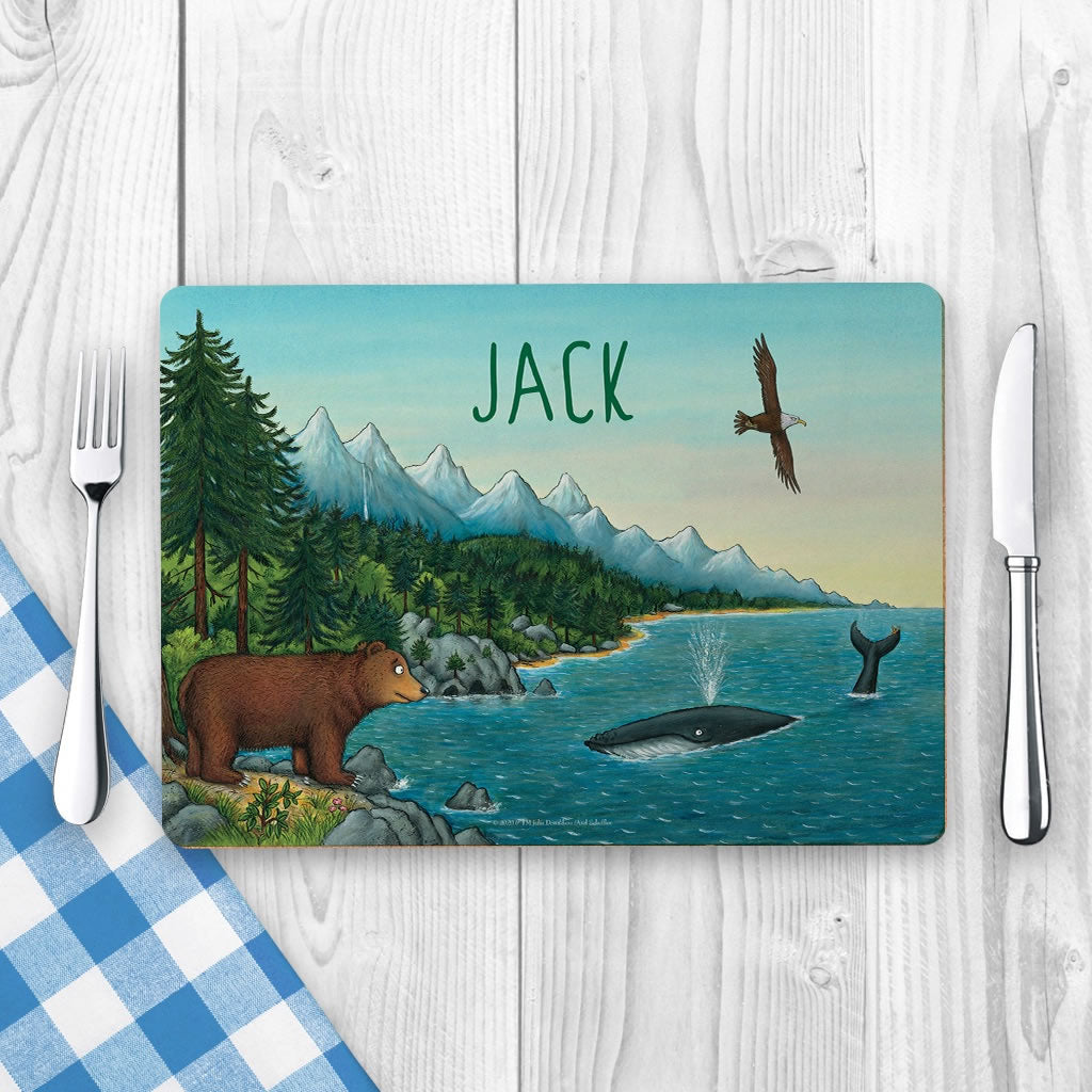 Mountains Personalised placemat 2