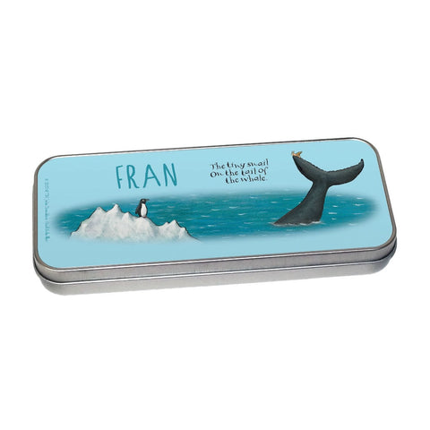 The tiny snail Personalised Pencil Tin