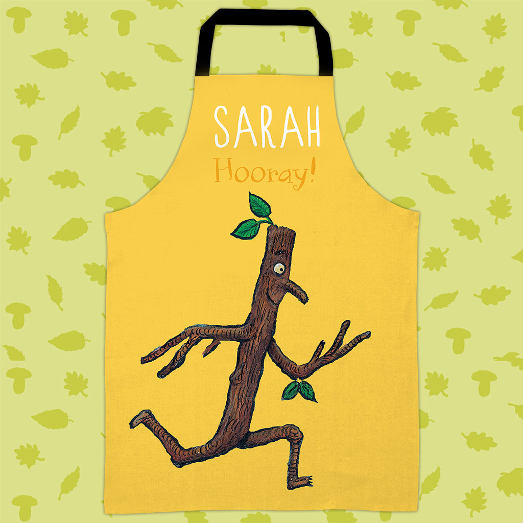 Yellow Stick Man Personalised Apron
